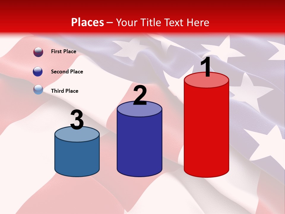 Usa Flag PowerPoint Template