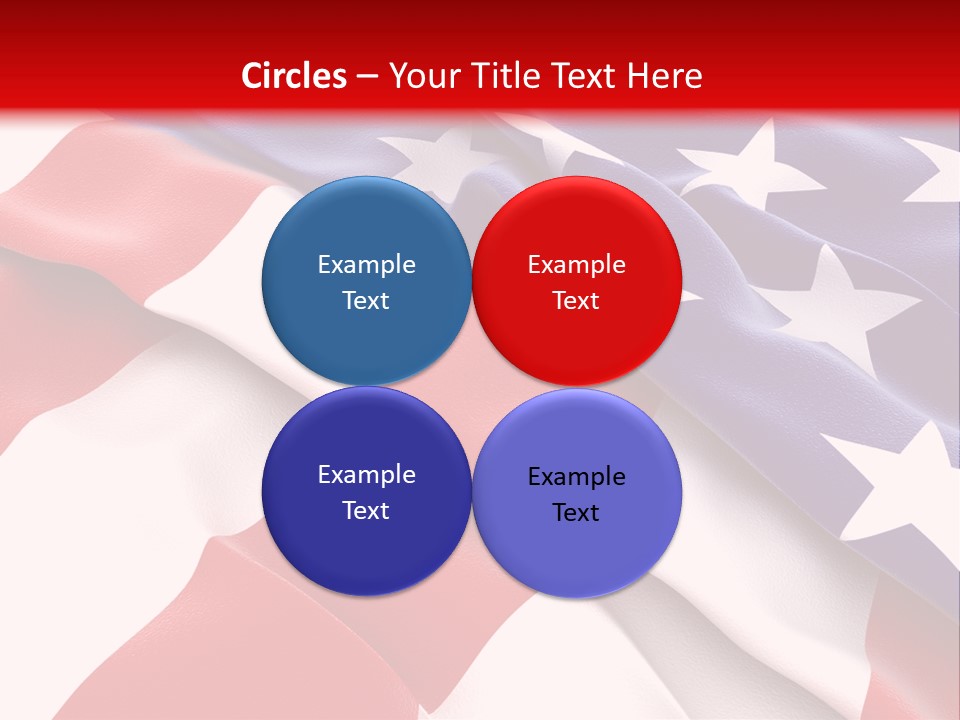 Usa Flag PowerPoint Template