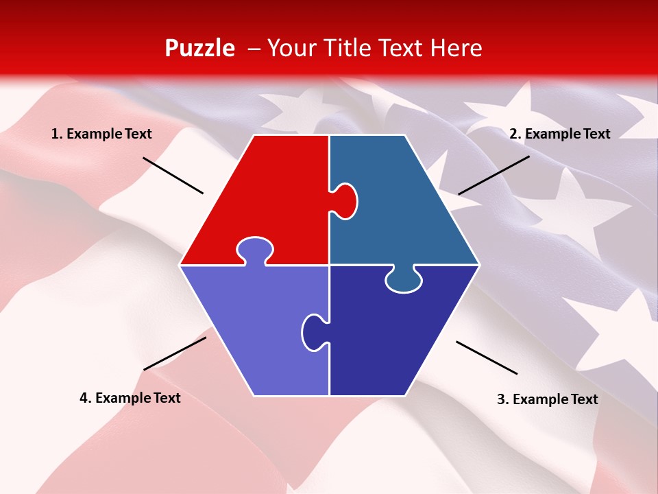 Usa Flag PowerPoint Template