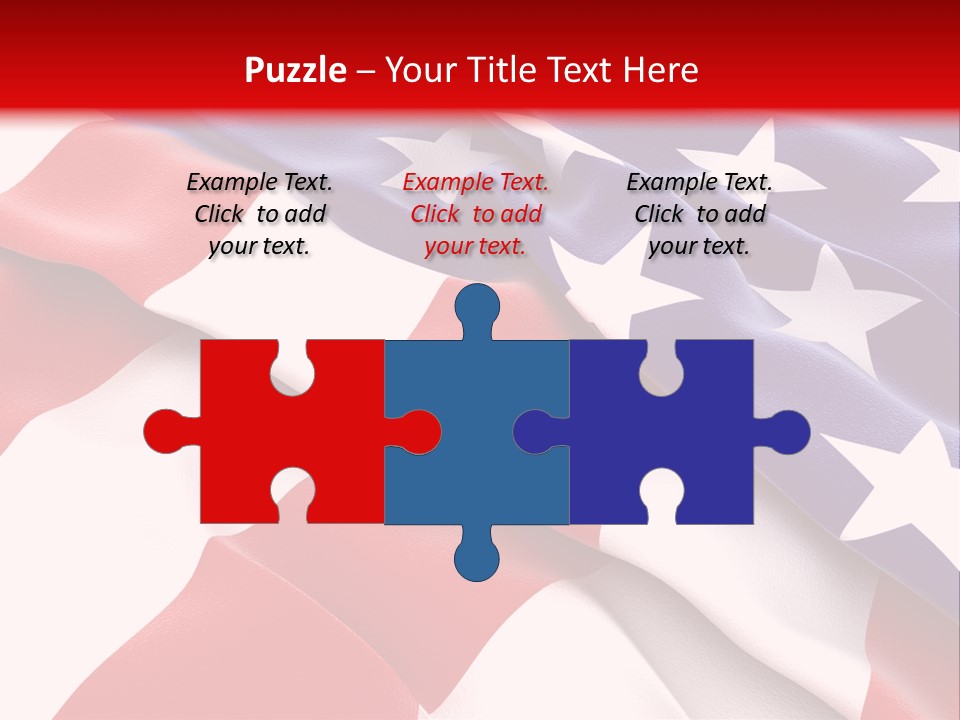 Usa Flag PowerPoint Template