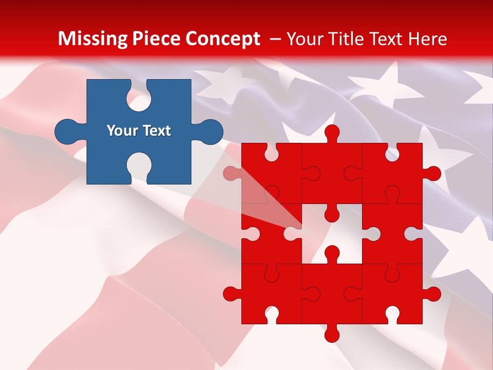 Usa Flag PowerPoint Template