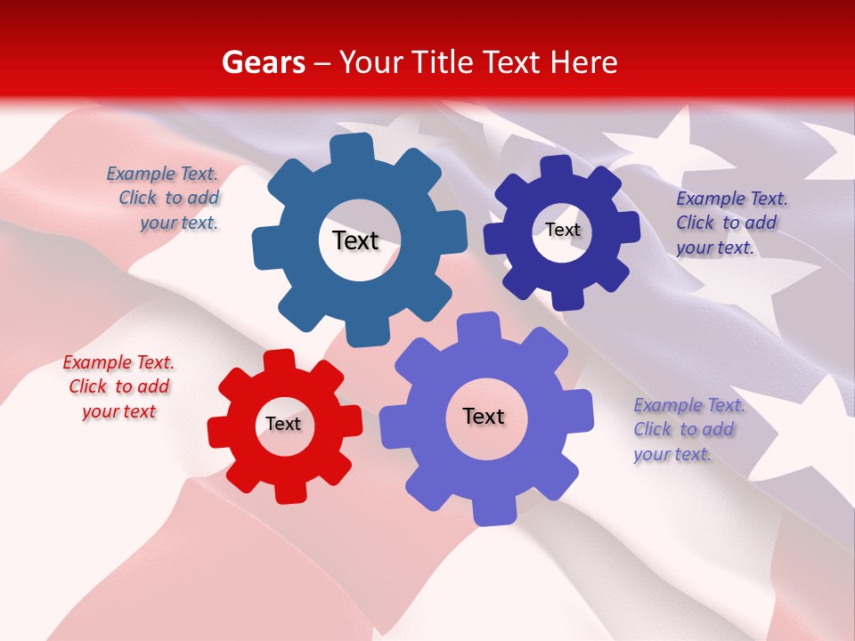 Usa Flag PowerPoint Template