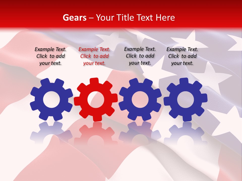 Usa Flag PowerPoint Template