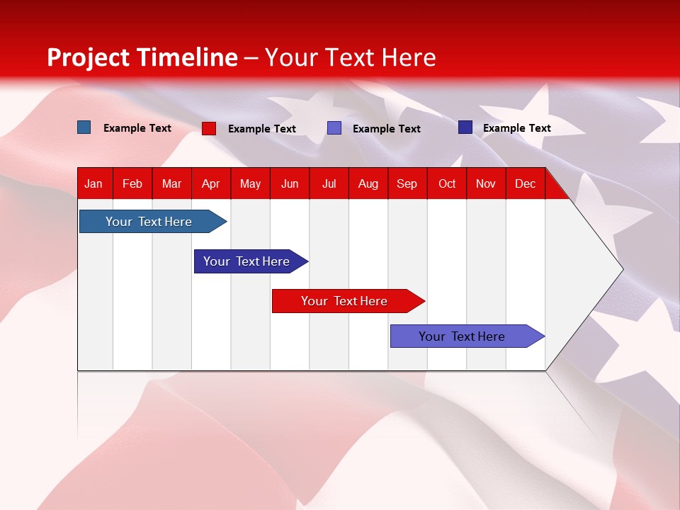 Usa Flag PowerPoint Template