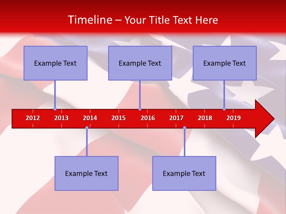 Usa Flag PowerPoint Template