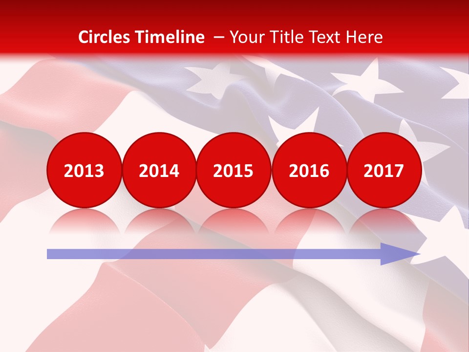 Usa Flag PowerPoint Template