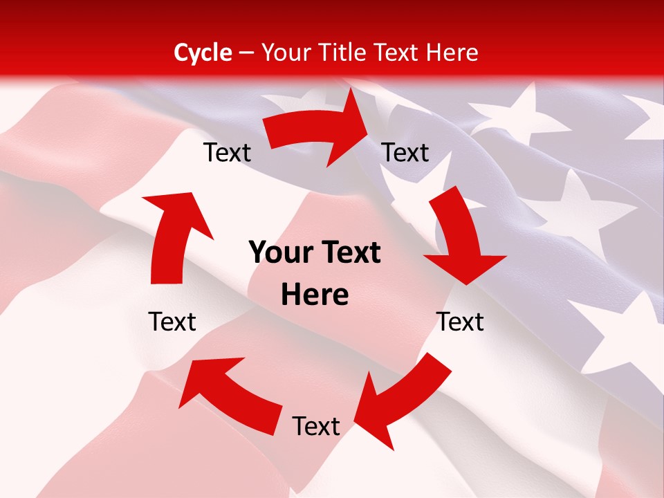 Usa Flag PowerPoint Template