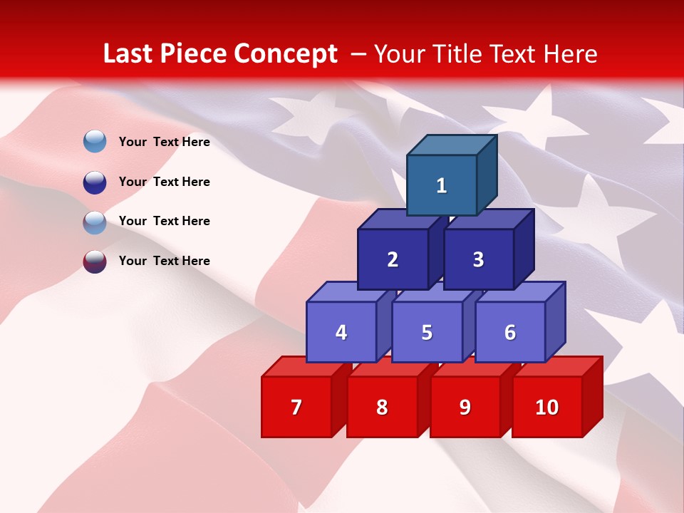 Usa Flag PowerPoint Template