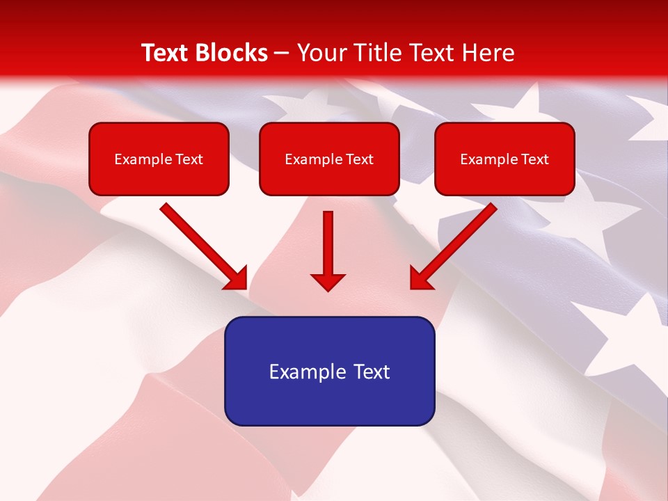 Usa Flag PowerPoint Template