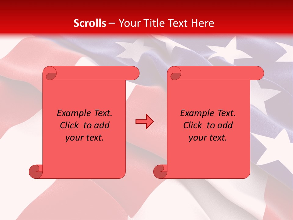 Usa Flag PowerPoint Template
