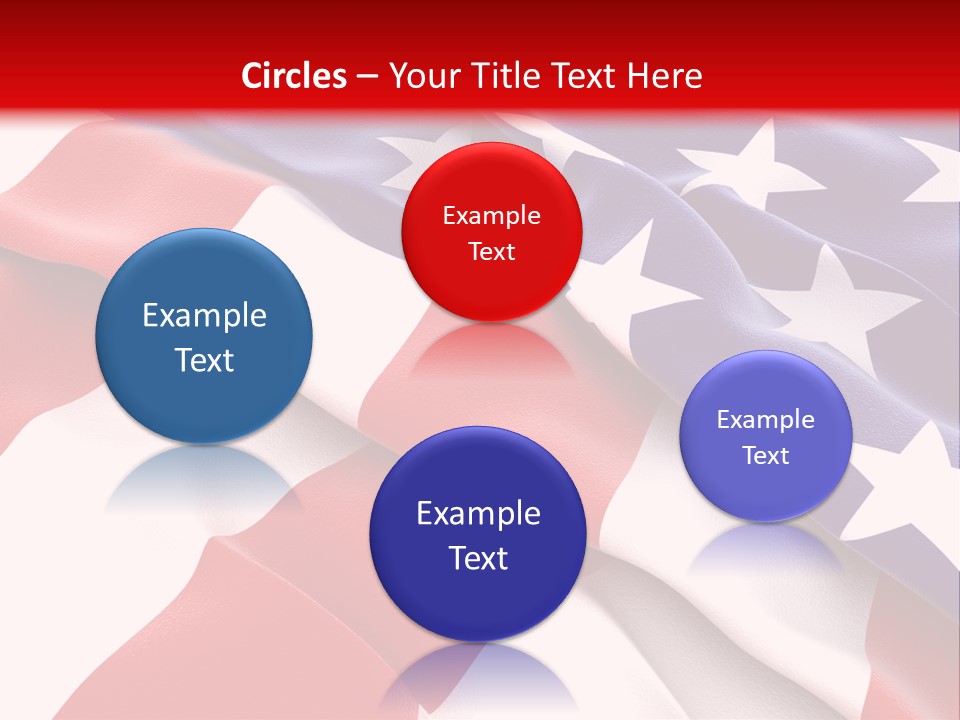 Usa Flag PowerPoint Template