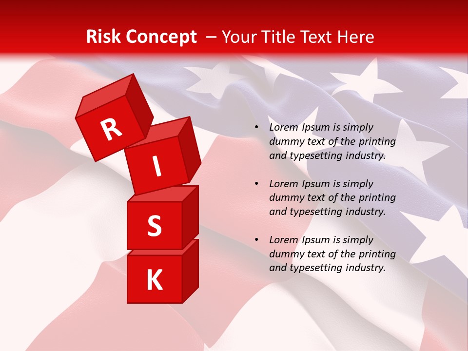 Usa Flag PowerPoint Template