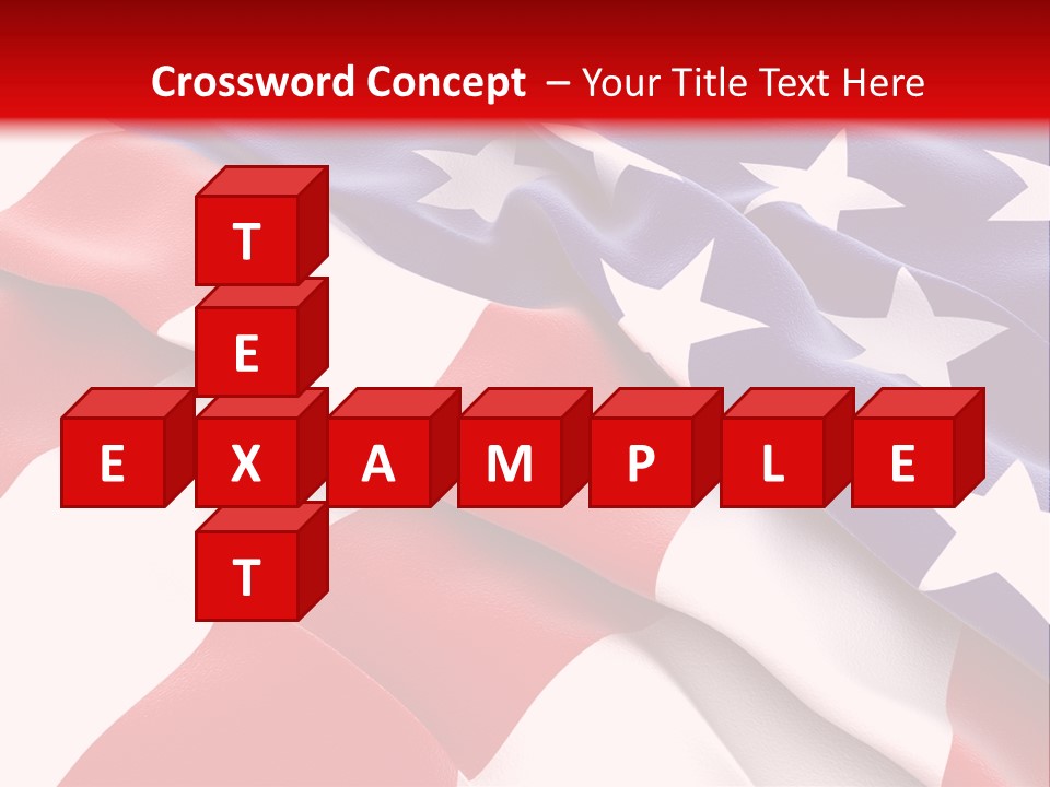 Usa Flag PowerPoint Template