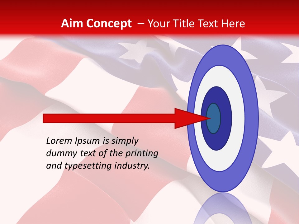 Usa Flag PowerPoint Template