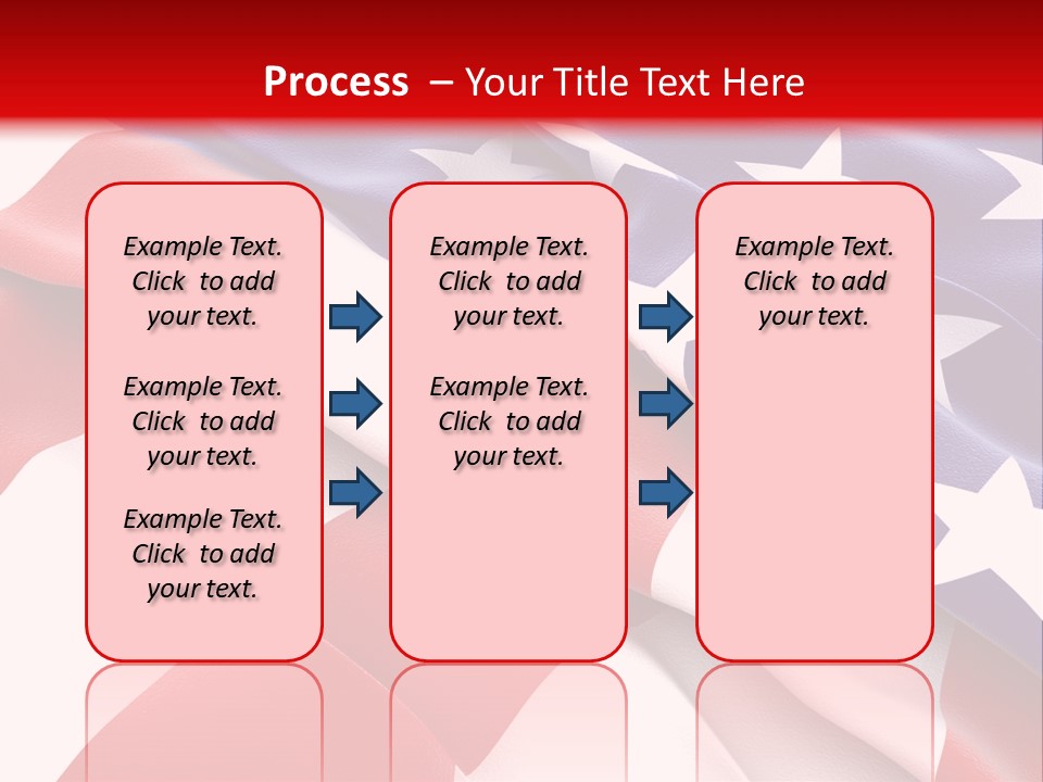 Usa Flag PowerPoint Template