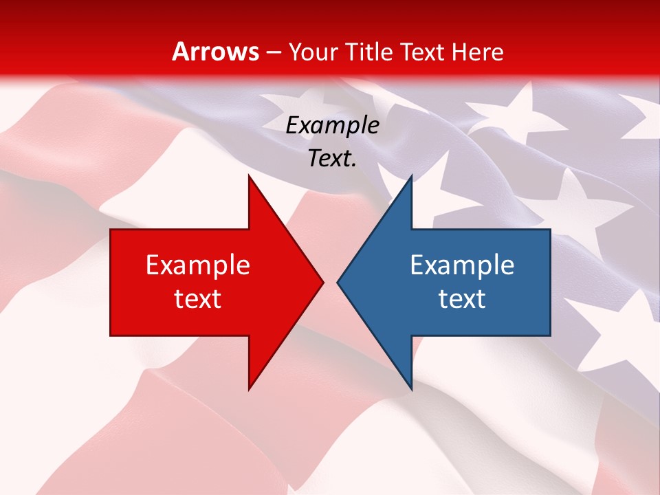 Usa Flag PowerPoint Template