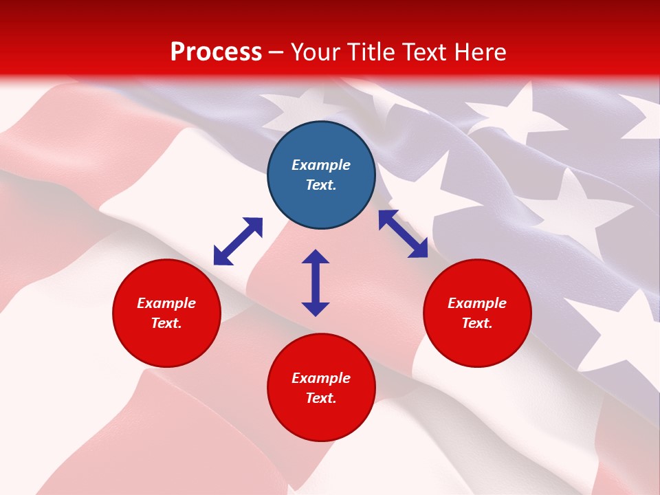 Usa Flag PowerPoint Template