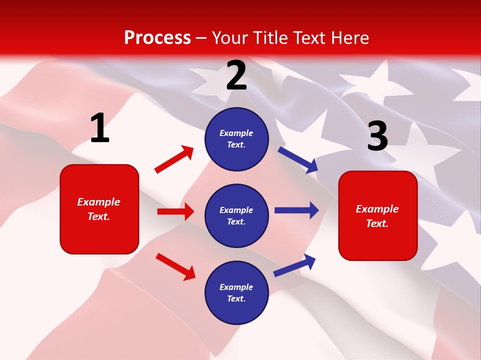 Usa Flag PowerPoint Template