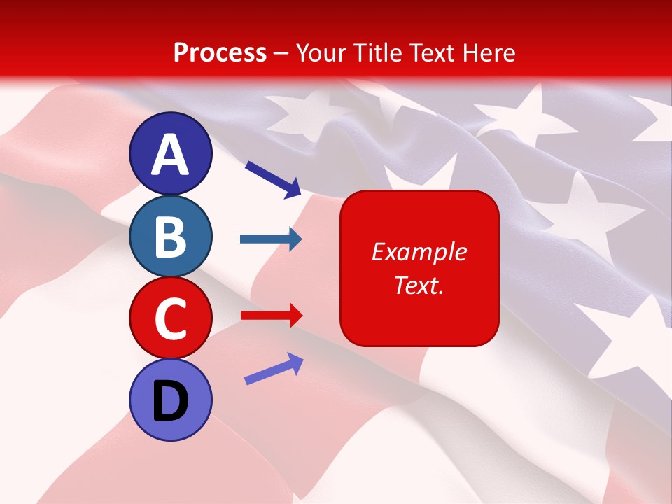 Usa Flag PowerPoint Template