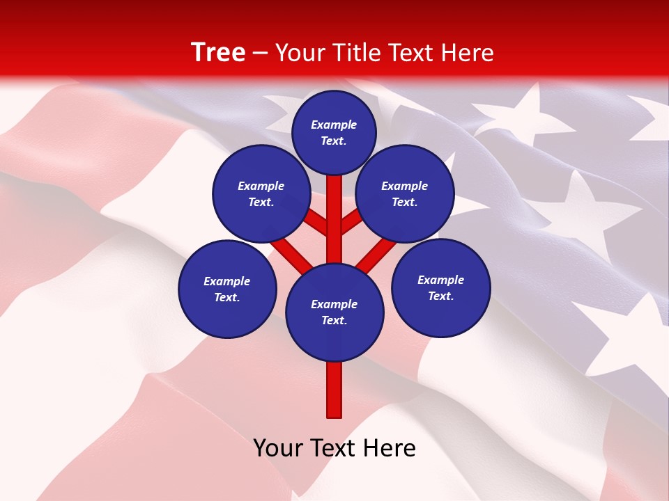 Usa Flag PowerPoint Template