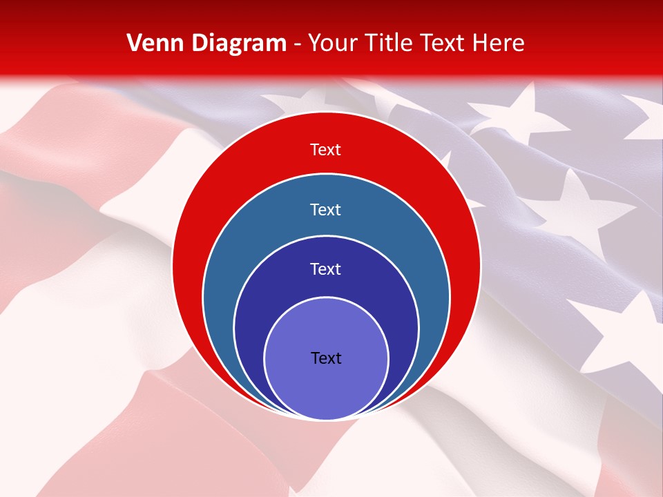 Usa Flag PowerPoint Template