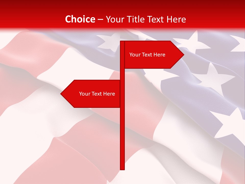 Usa Flag PowerPoint Template
