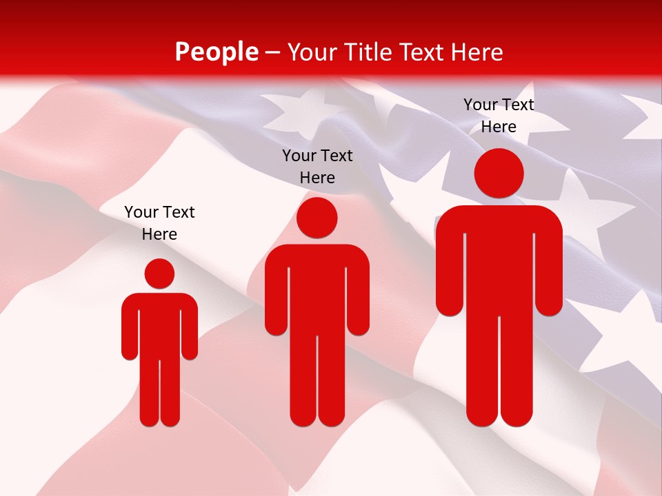 Usa Flag PowerPoint Template
