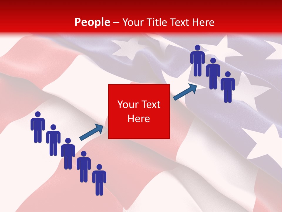 Usa Flag PowerPoint Template