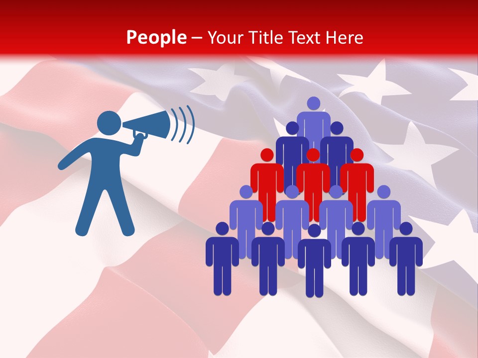 Usa Flag PowerPoint Template