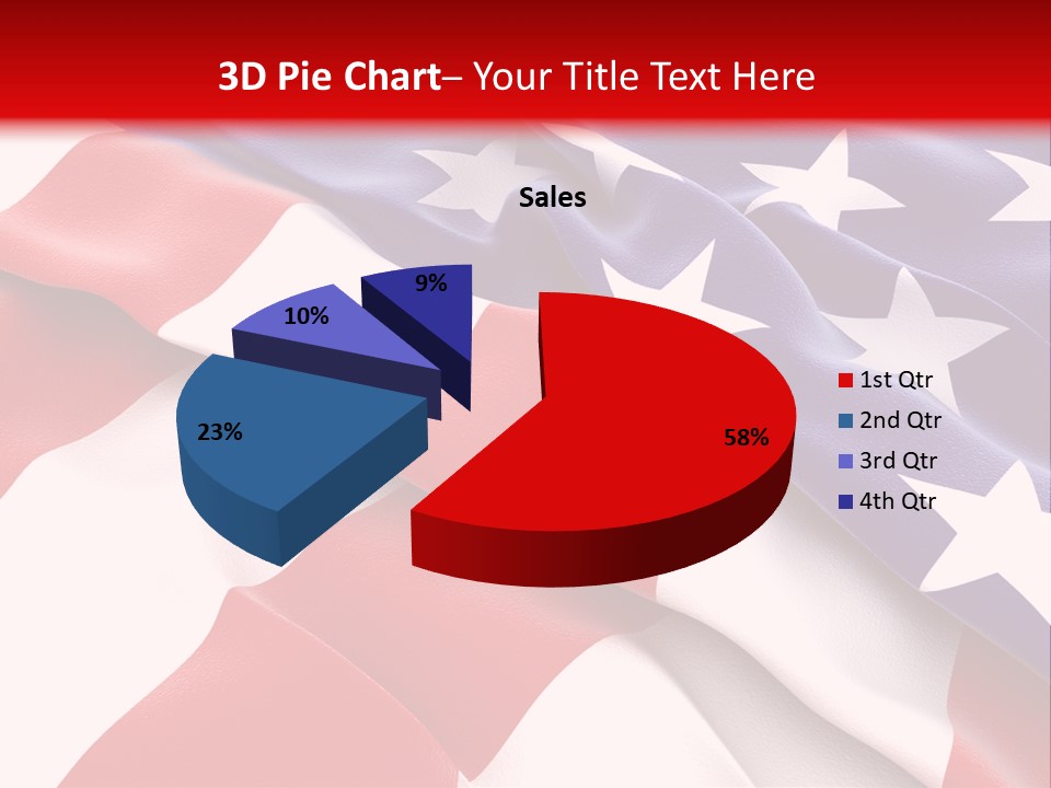 Usa Flag PowerPoint Template
