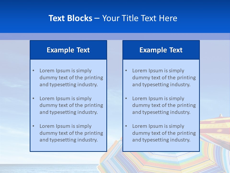 Summer Tips For Health PowerPoint Template