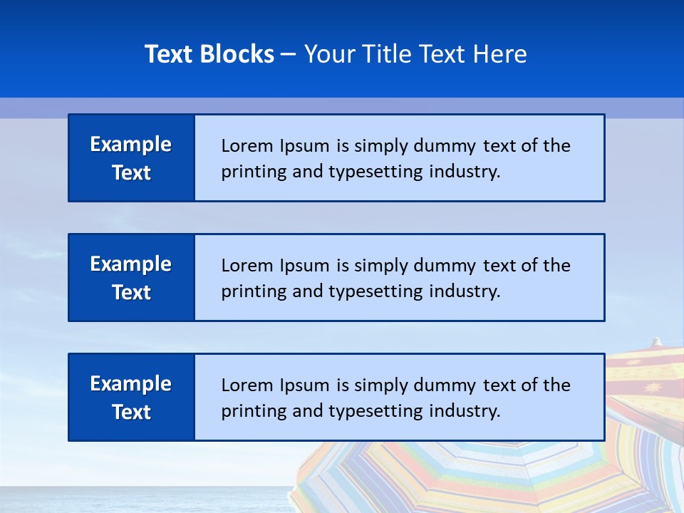 Summer Tips For Health PowerPoint Template