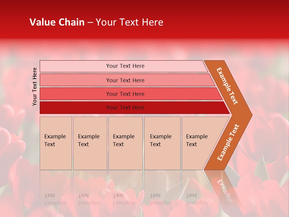 Red Tulips PowerPoint Template