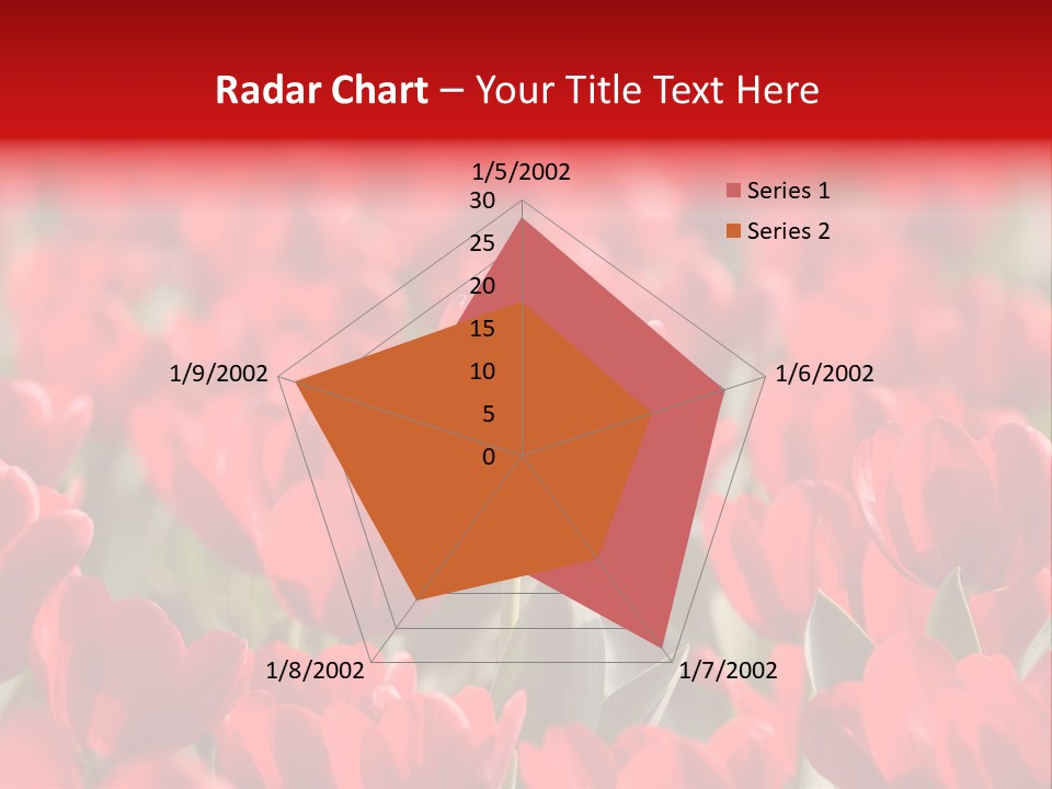 Red Tulips PowerPoint Template