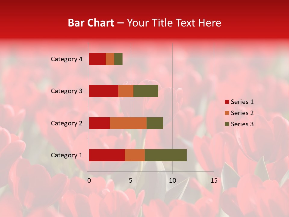 Red Tulips PowerPoint Template