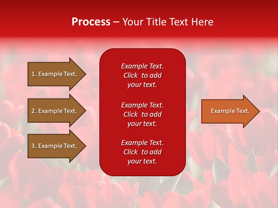 Red Tulips PowerPoint Template