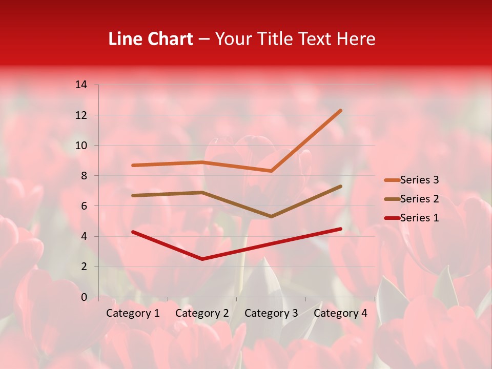 Red Tulips PowerPoint Template