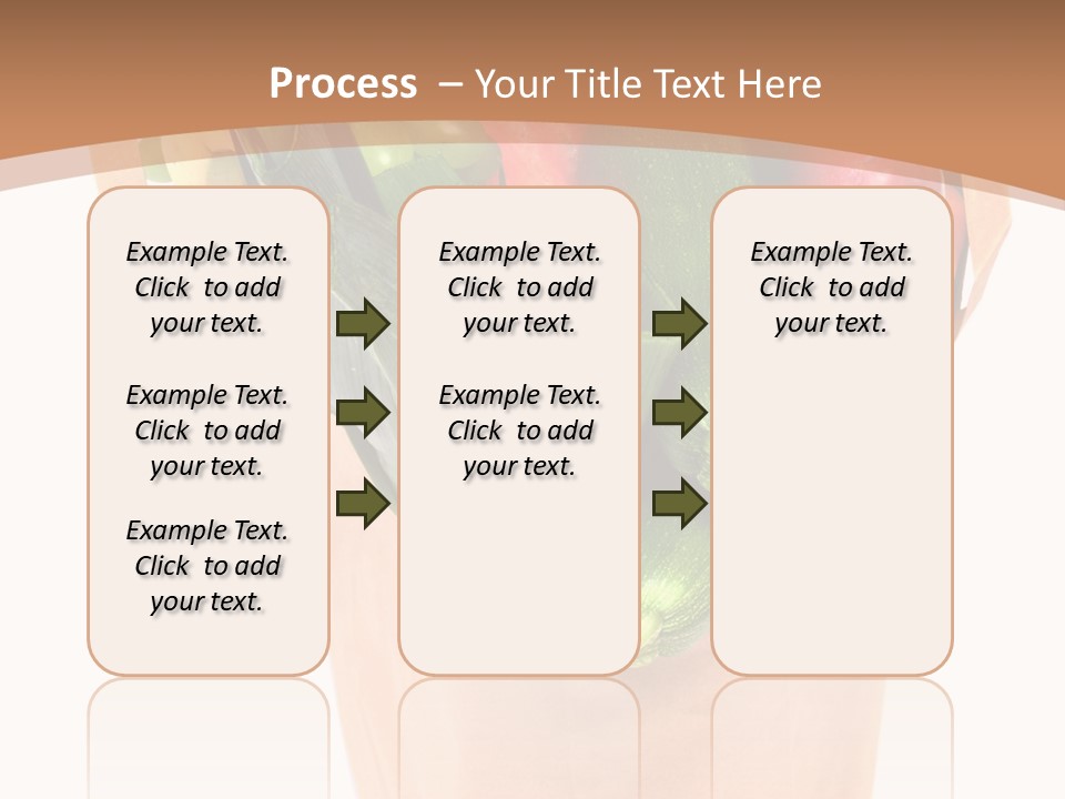 Isolated Brown Shopping PowerPoint Template