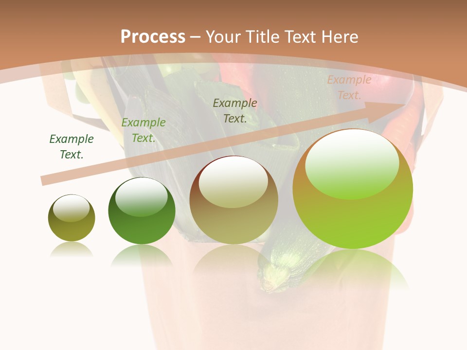 Isolated Brown Shopping PowerPoint Template