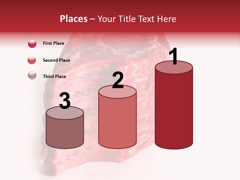 Chop Fillet White PowerPoint Template