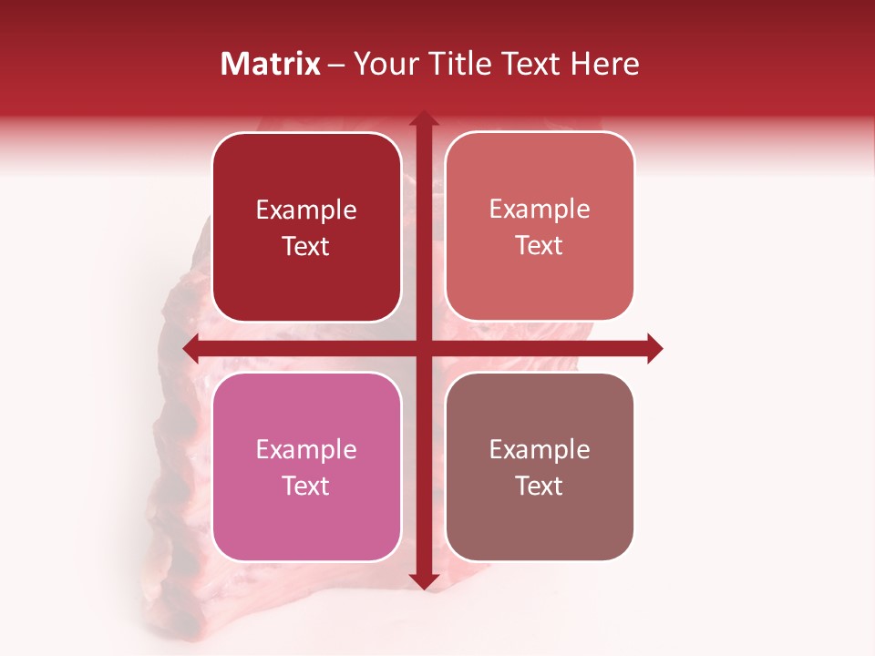 Chop Fillet White PowerPoint Template