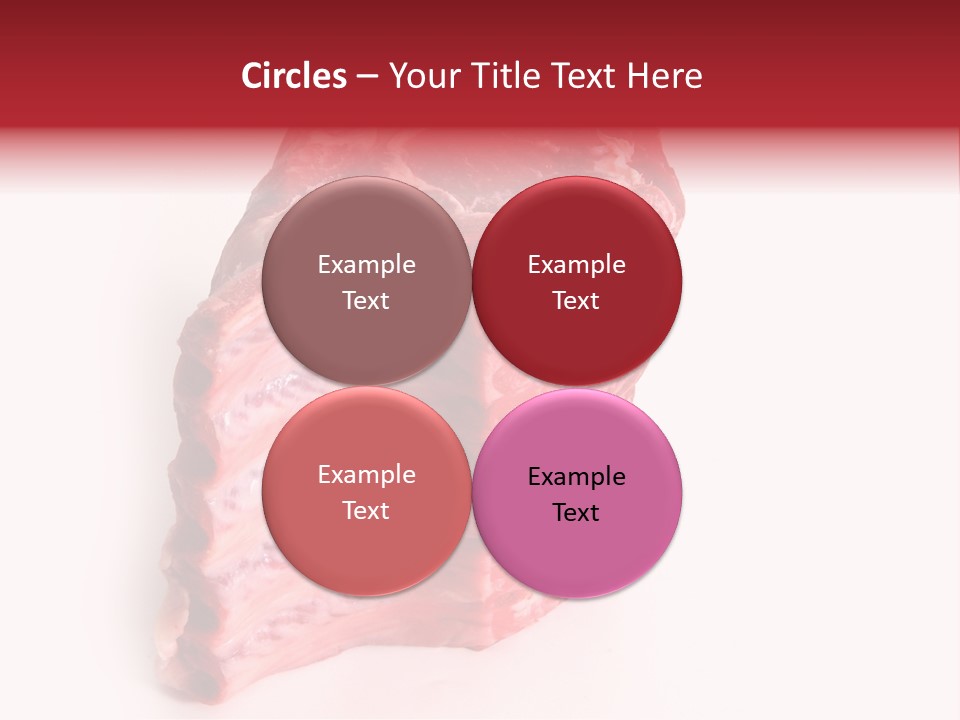 Chop Fillet White PowerPoint Template