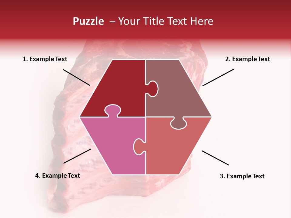 Chop Fillet White PowerPoint Template