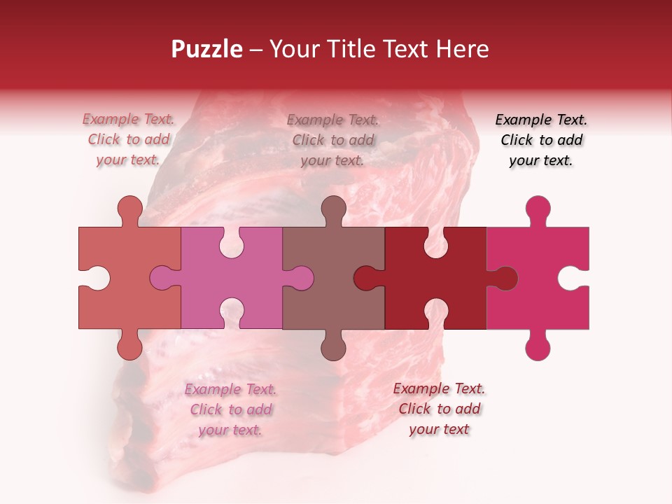 Chop Fillet White PowerPoint Template