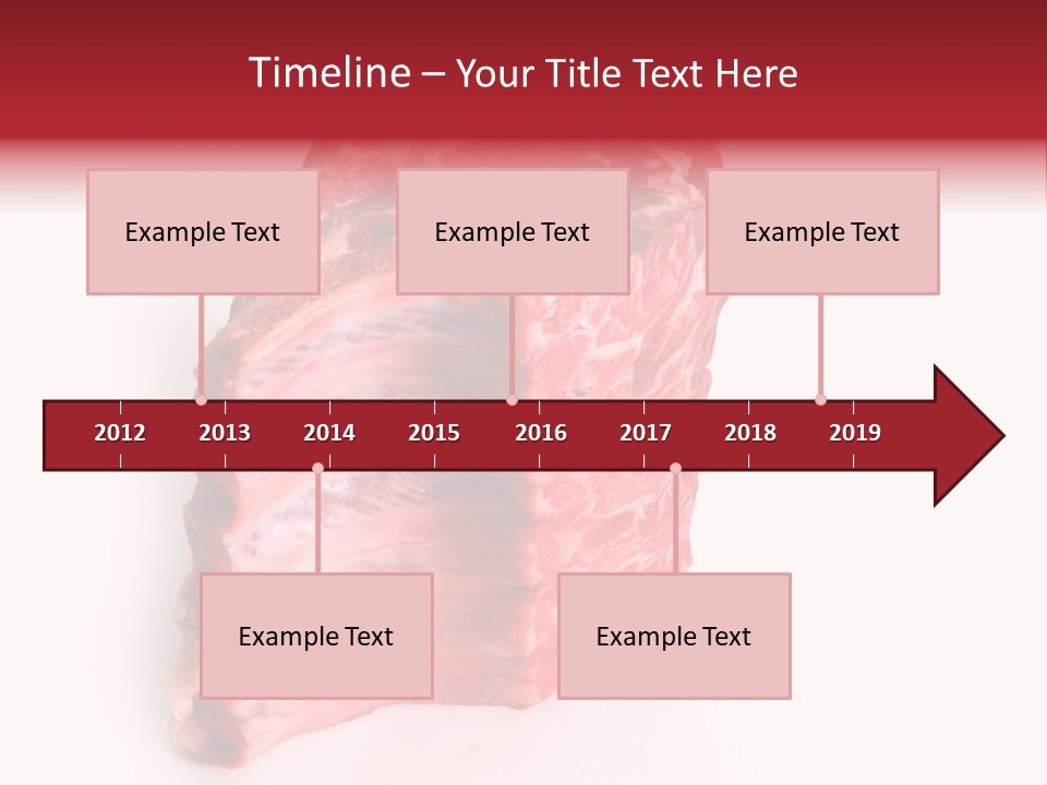 Chop Fillet White PowerPoint Template