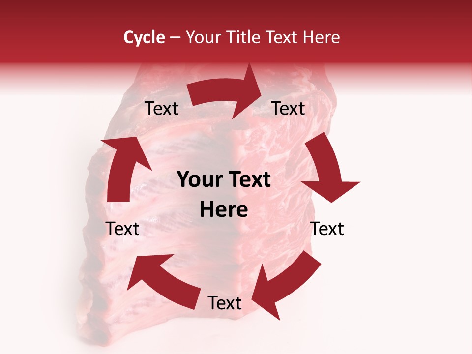 Chop Fillet White PowerPoint Template