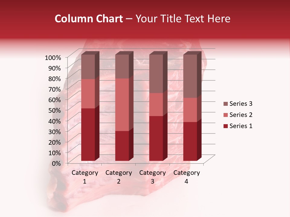 Chop Fillet White PowerPoint Template