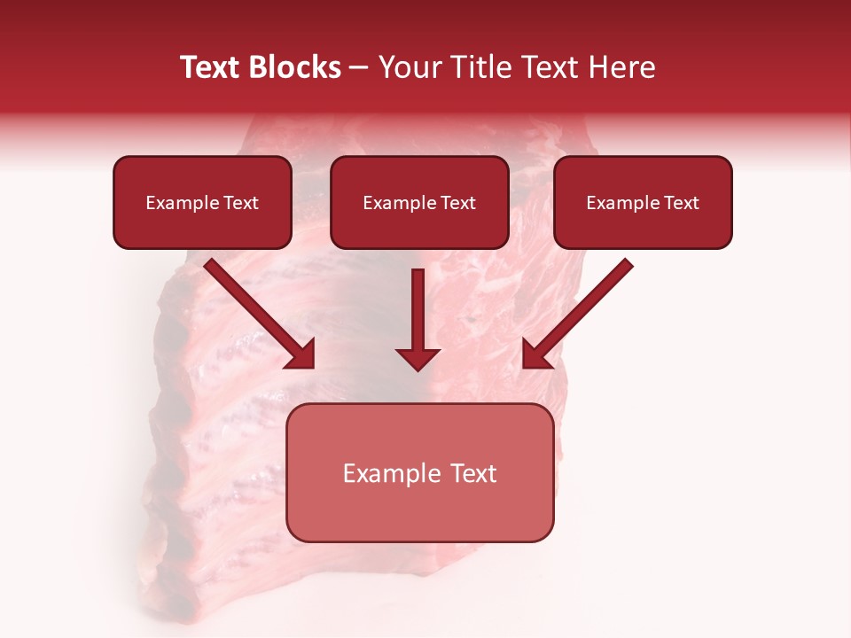 Chop Fillet White PowerPoint Template