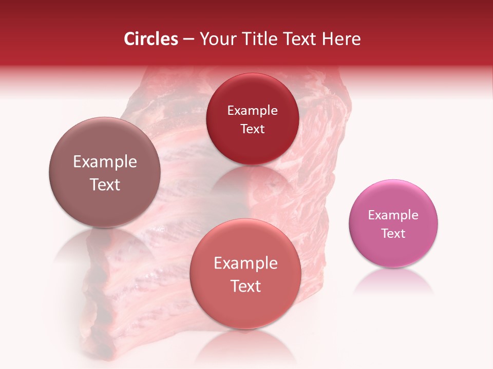 Chop Fillet White PowerPoint Template