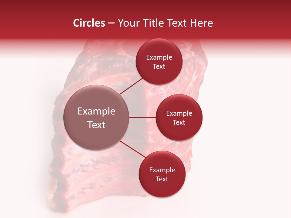 Chop Fillet White PowerPoint Template